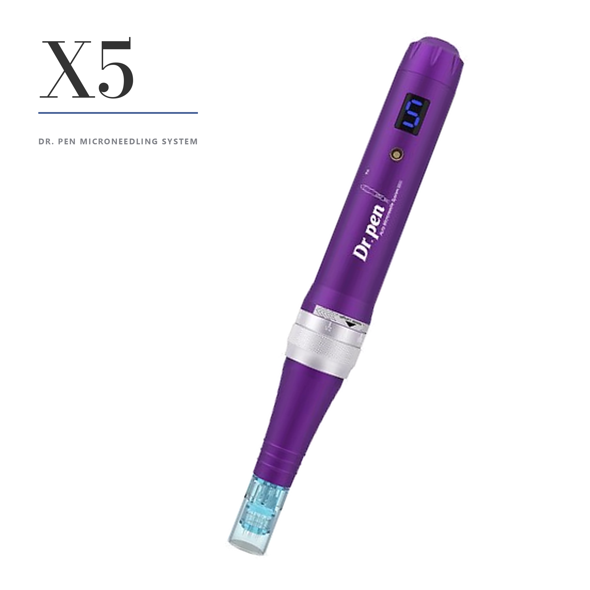 Dr. Pen X5 Microneedling Pen – Official Authorized Store | Aluminium Body Pen with Screw-Lock Cartridge System