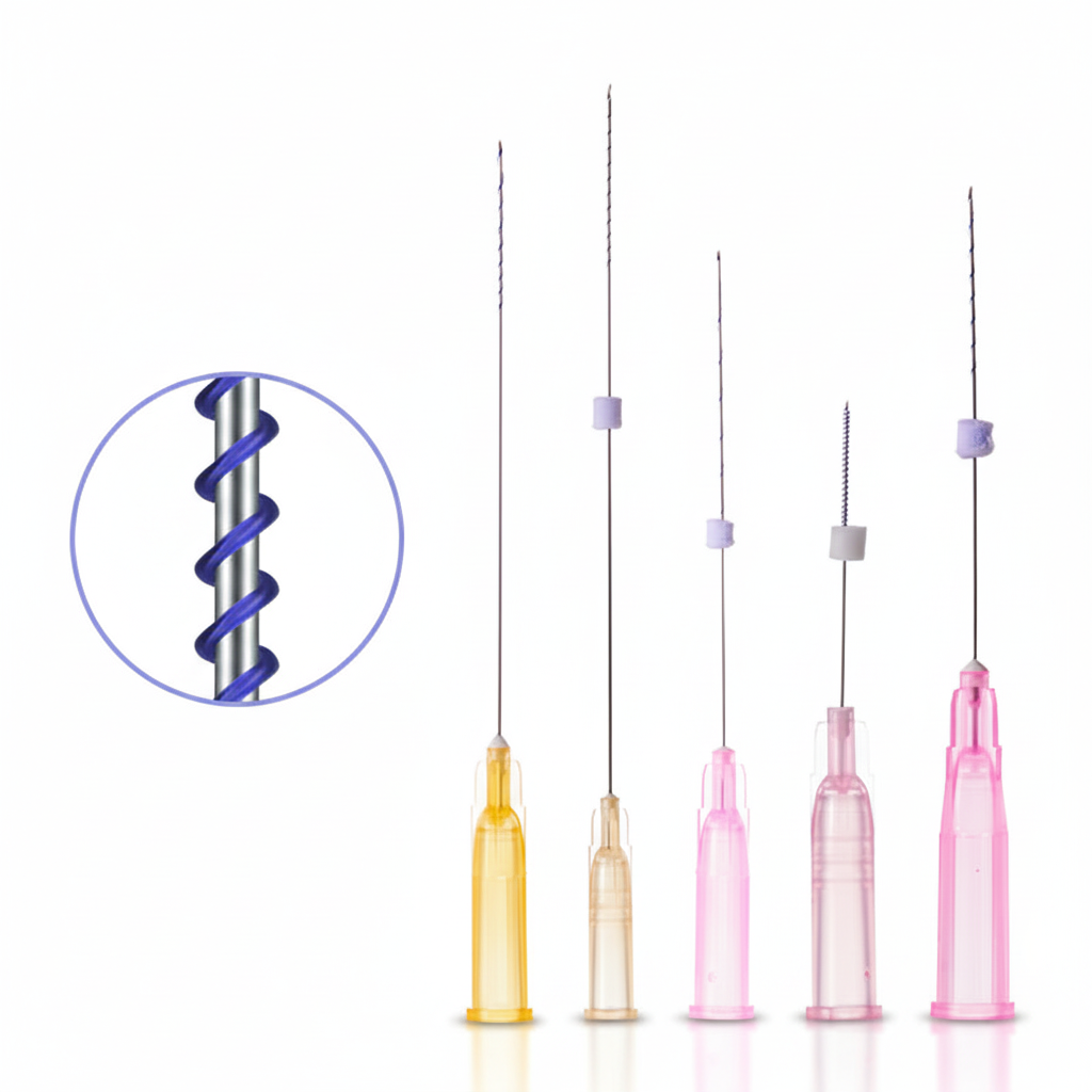 PDO Screw Threads 26G 27G Sharp Needle