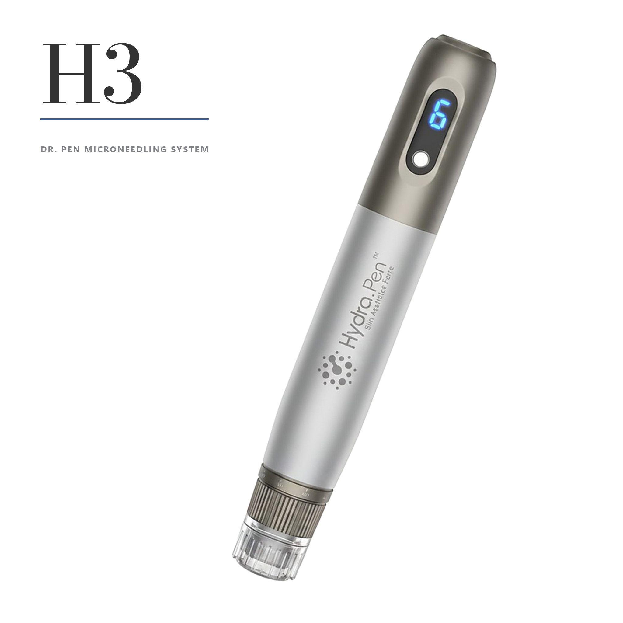 Hydra Pen H3 Microneedling Pen – Official Authorized Store | Auto Serum Infusion with 6-Speed Depth Dial Control