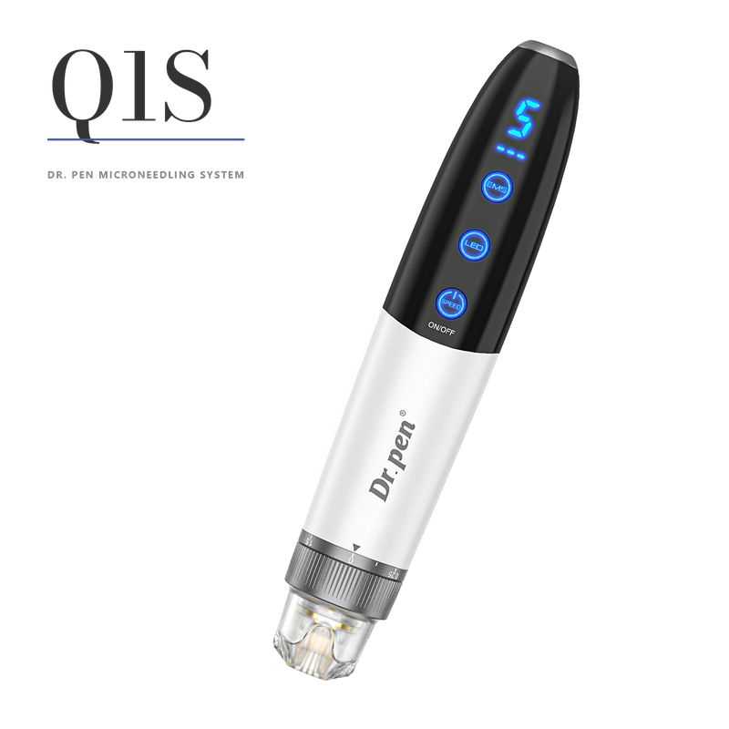 Bio Pen Q2 Microneedling Pen – Official Authorized Store | 3-in-1 EMS, LED Light Therapy & 0-1.5mm Depth Control
